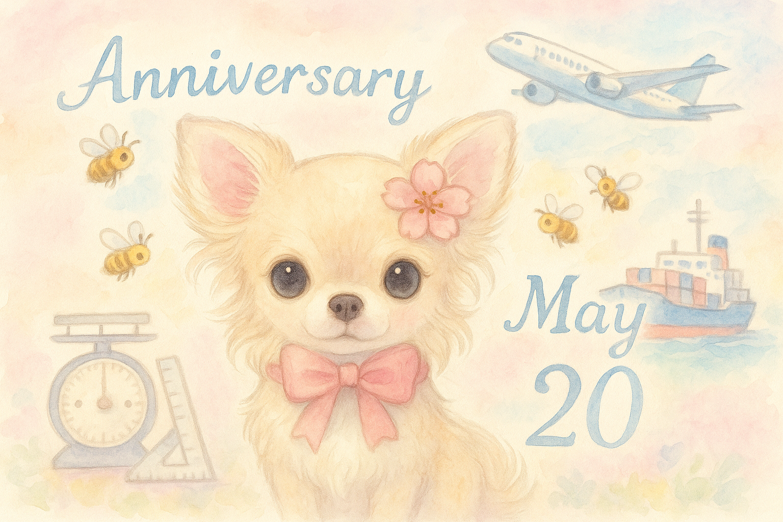 5月20日の記念日のイメージイラスト