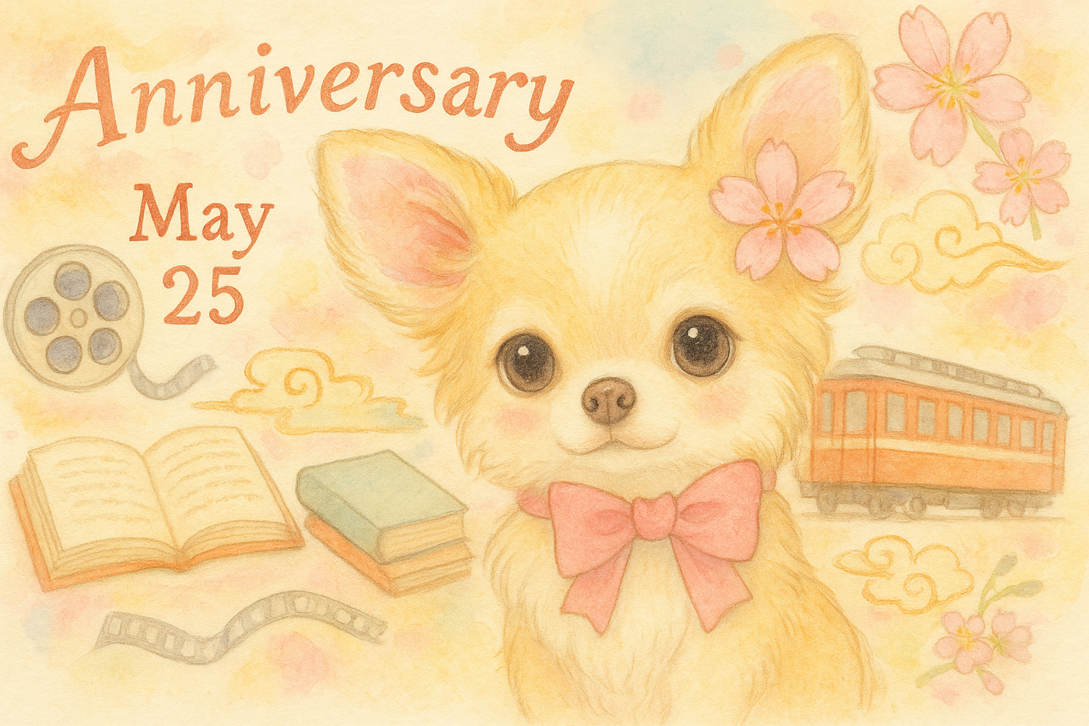 5月25日の記念日のイメージイラスト