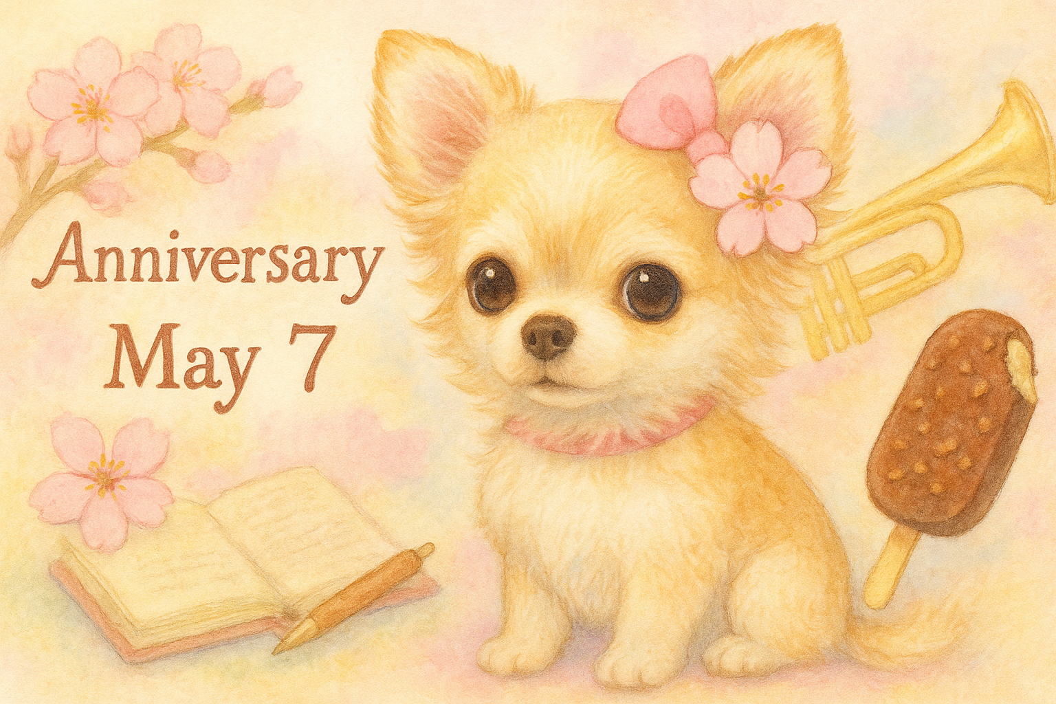 5月7日の記念日のイメージイラスト