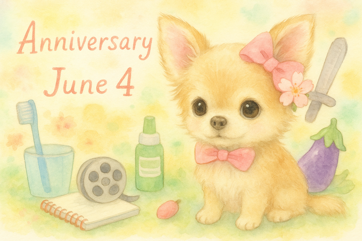 6月4日の記念日のイメージイラスト