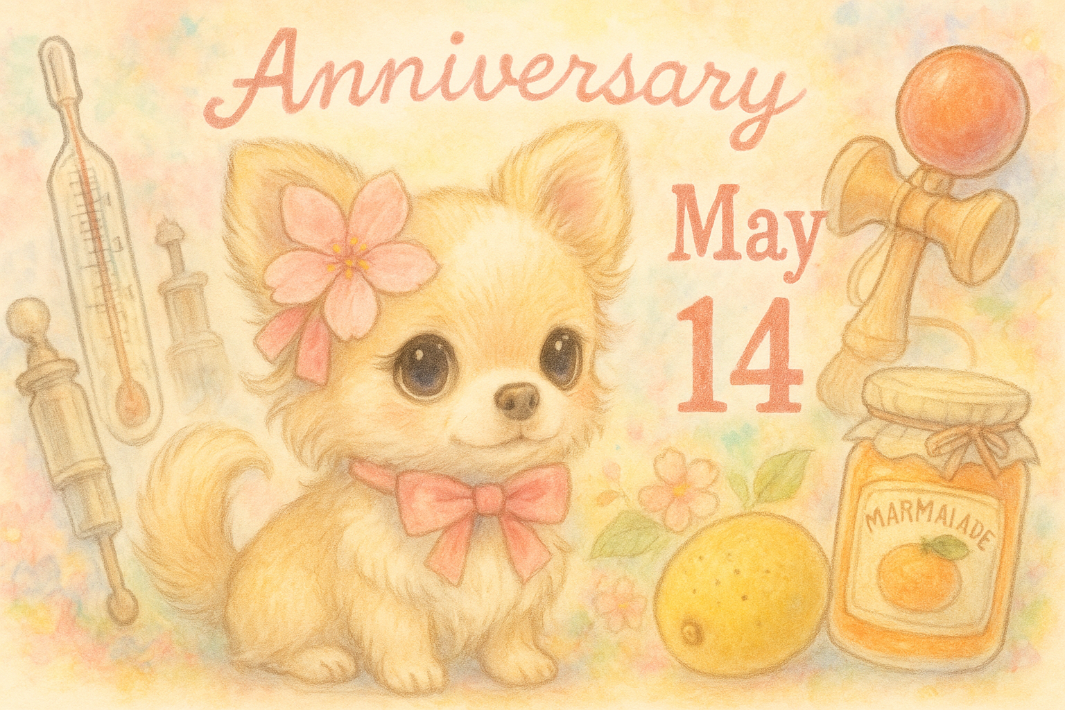5月14日の記念日のイメージイラスト