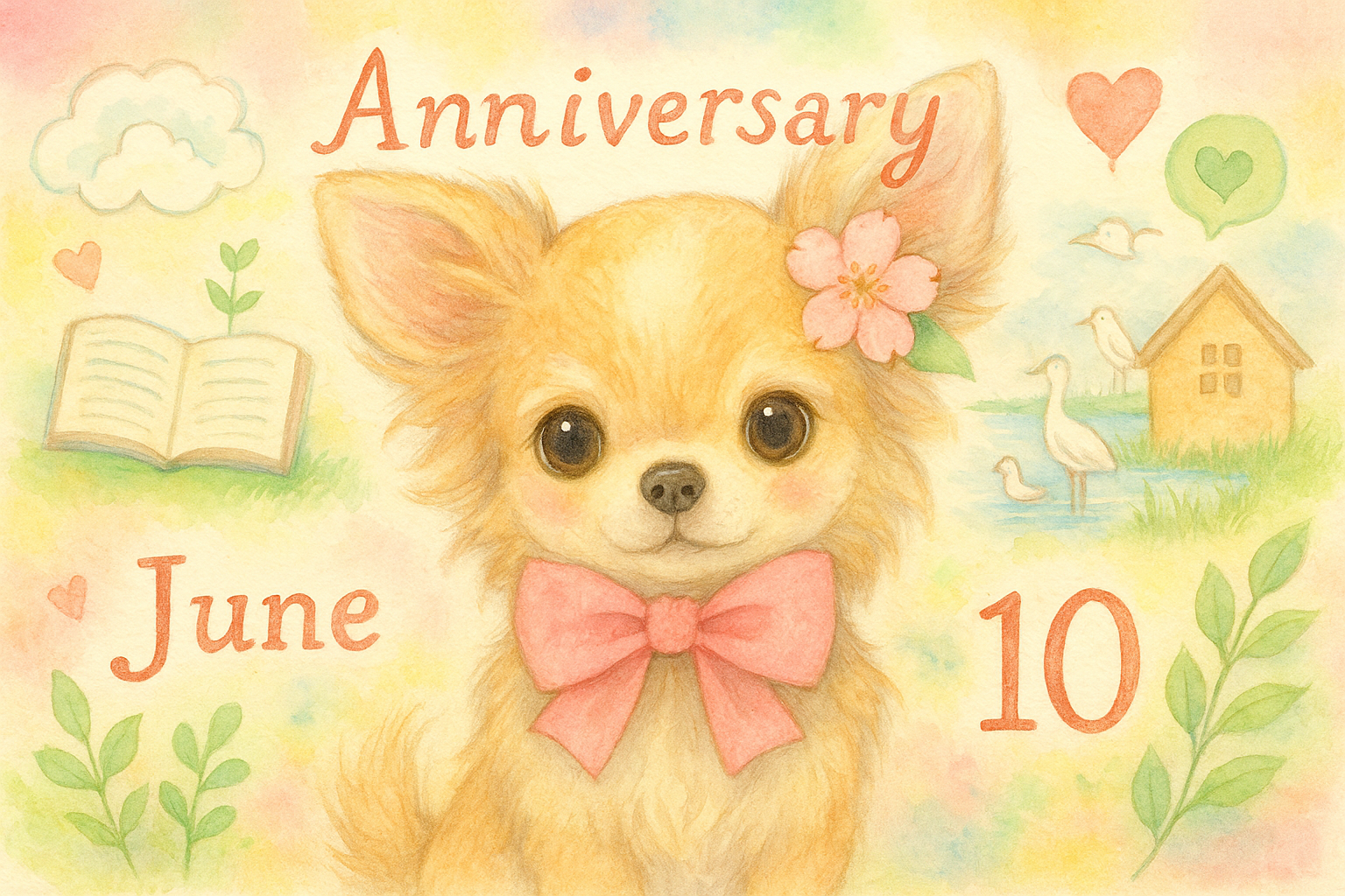 6月10日の記念日のイメージイラスト