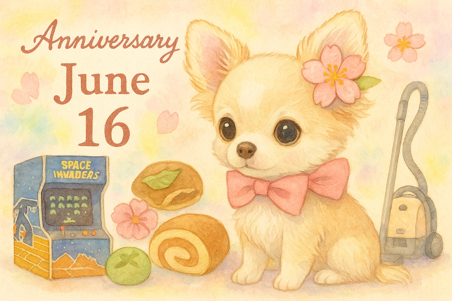 6月16日の記念日のイメージイラスト