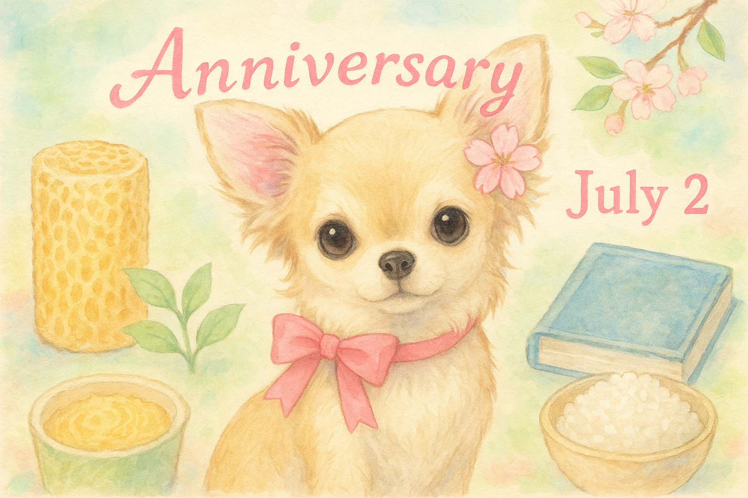 7月2日の記念日のイメージイラスト