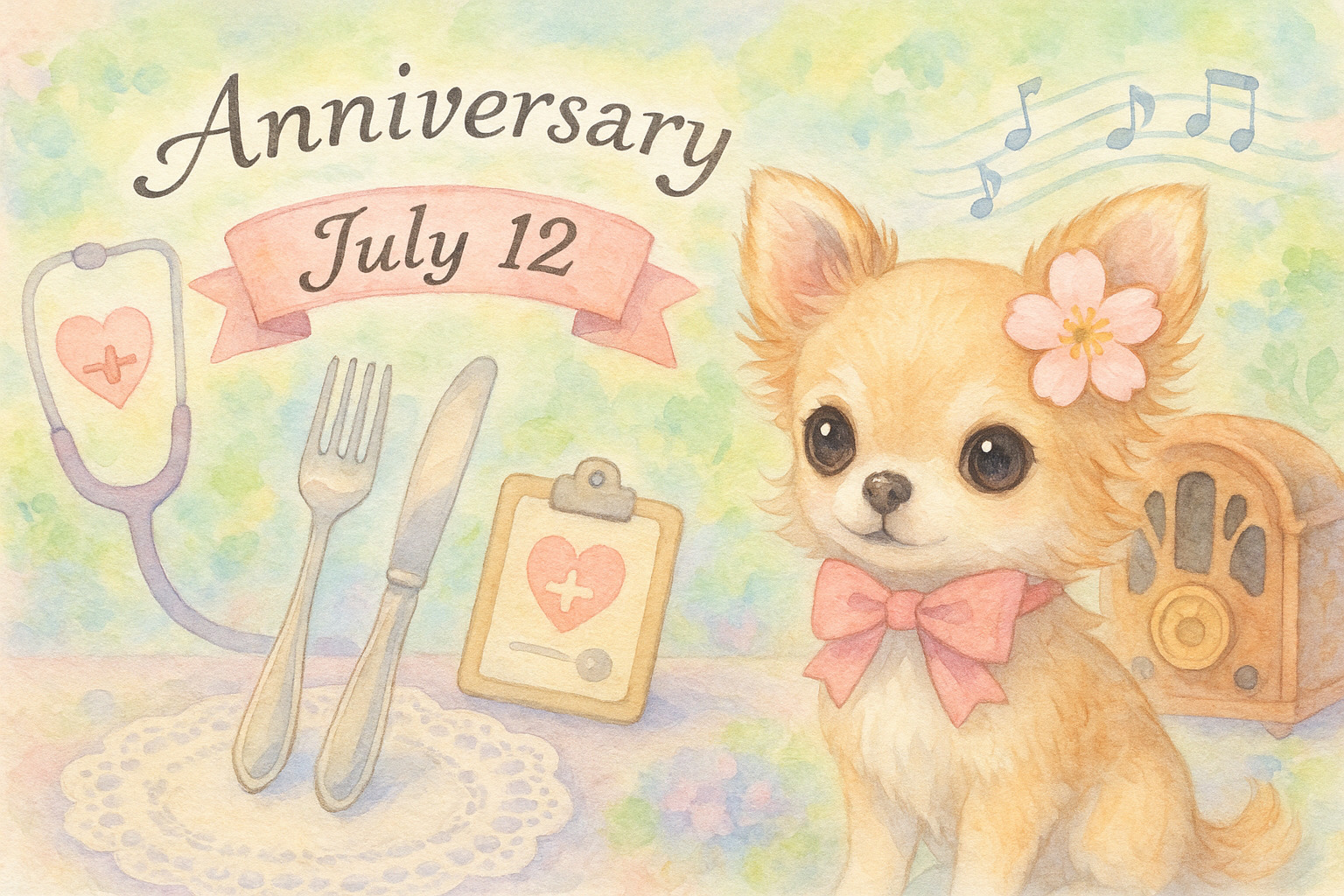 7月12日の記念日のイメージイラスト