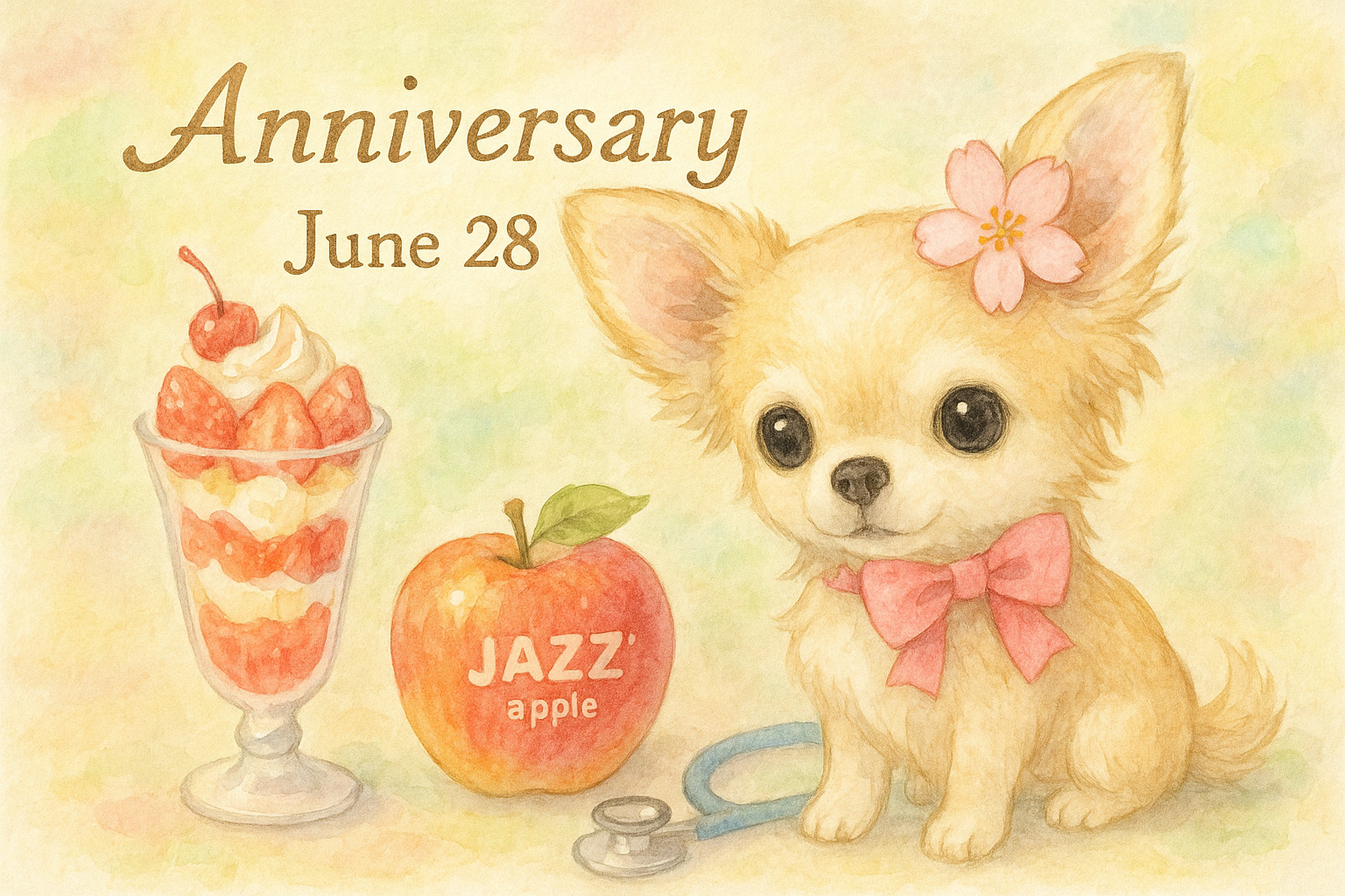 6月28日の記念日のイメージイラスト
