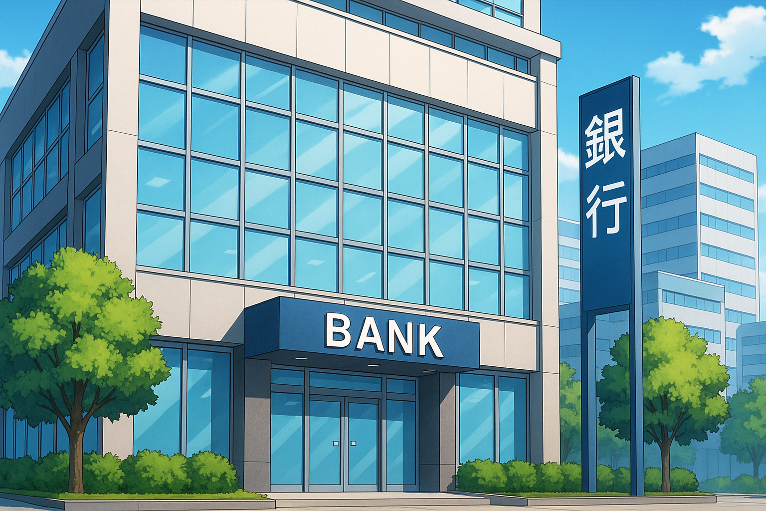 銀行のイメージイラスト