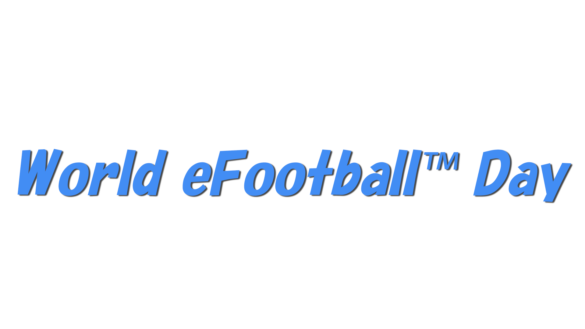World eFootball™ Dayの文字