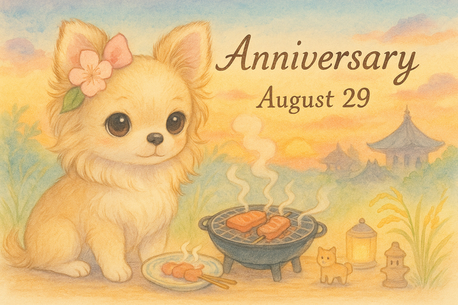 8月29日の記念日のイメージイラスト
