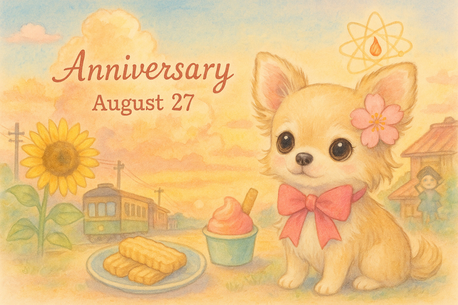8月27日の記念日のイメージイラスト