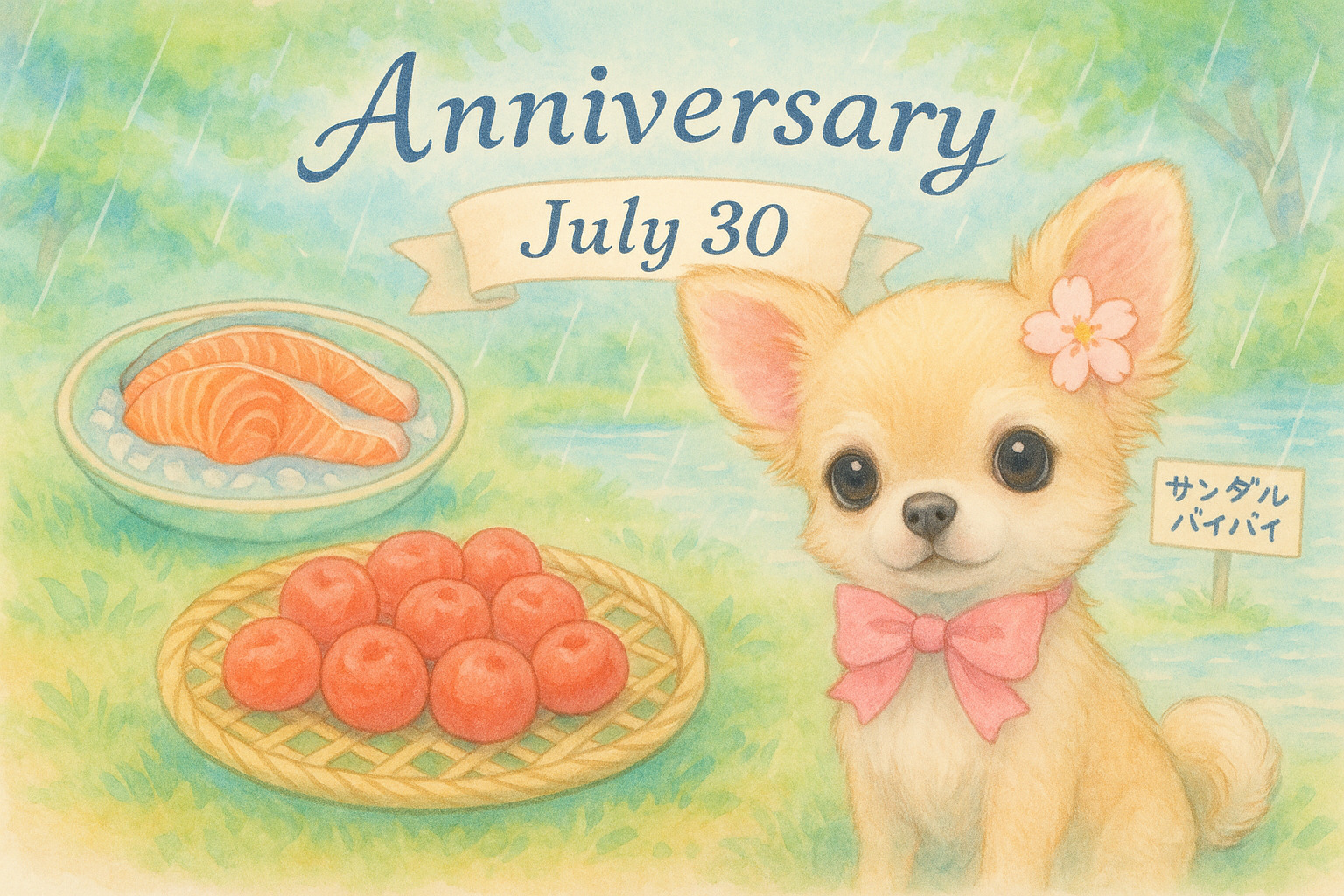 7月30日の記念日のイメージイラスト