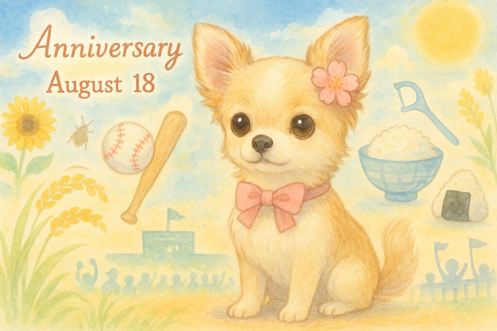 8月18日は何の日？｜おもしろ＆ためになる！知れば納得の記念日特集🎈