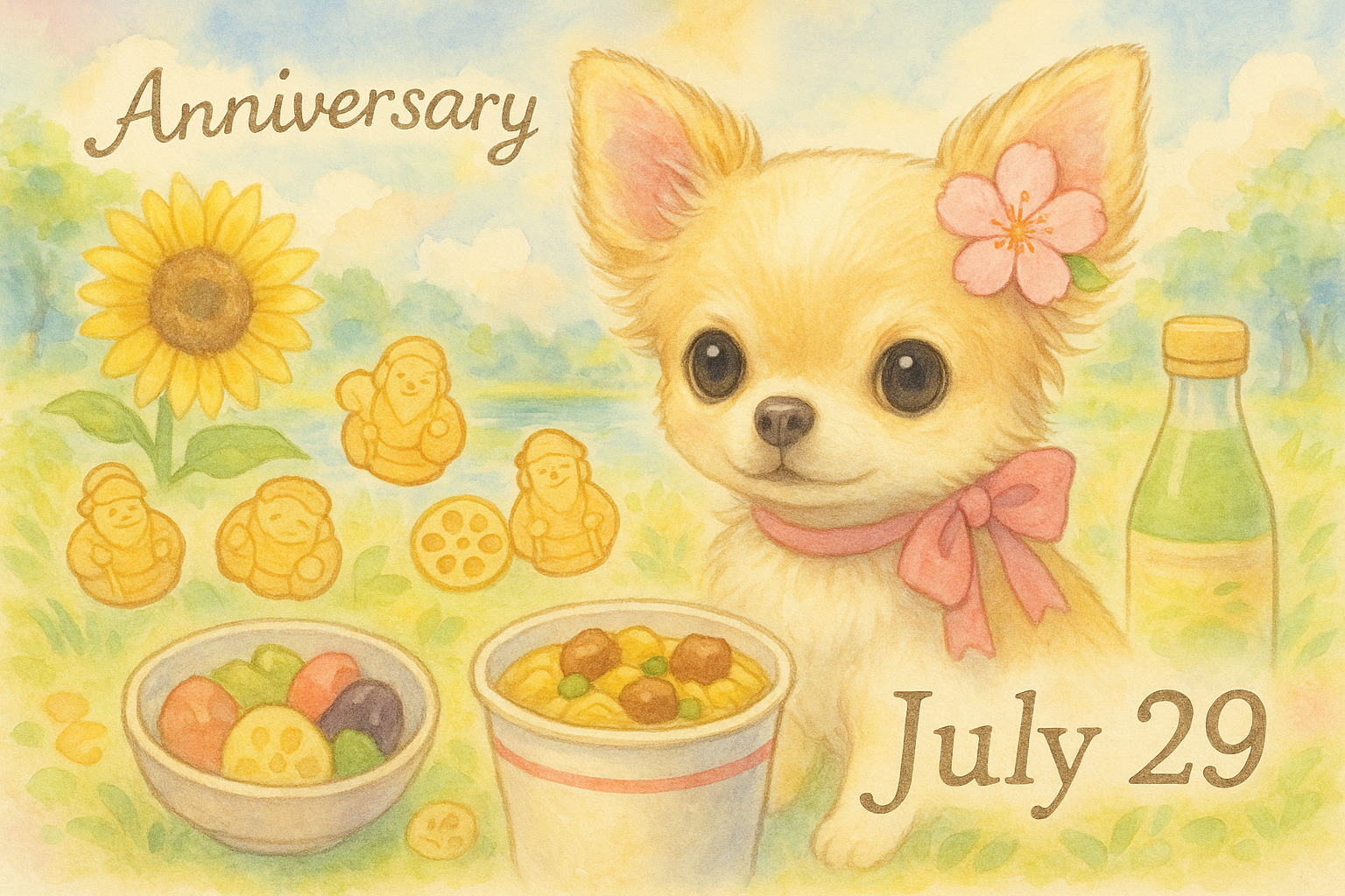7月29日の記念日のイメージイラスト
