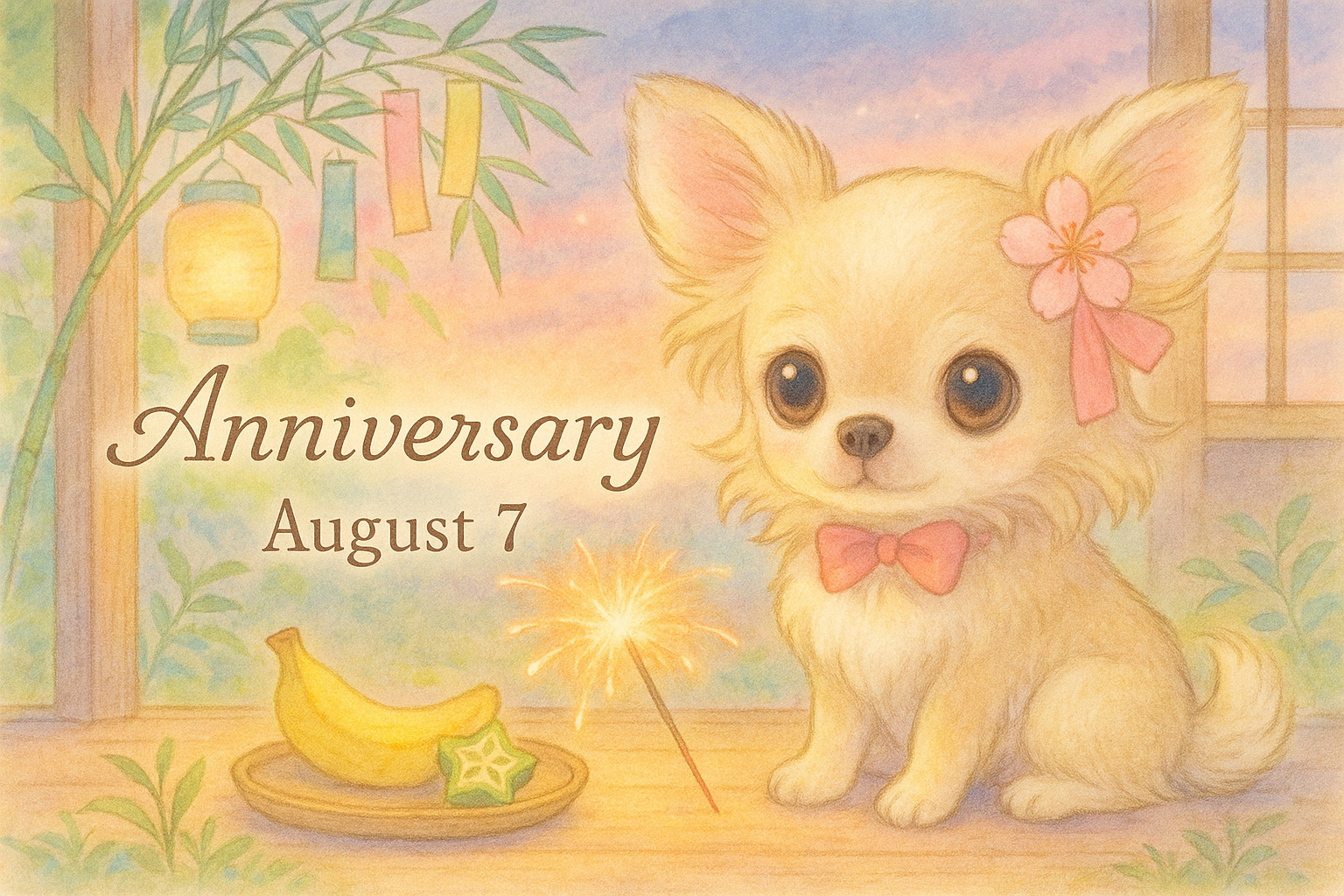 8月7日の記念日のイメージイラスト