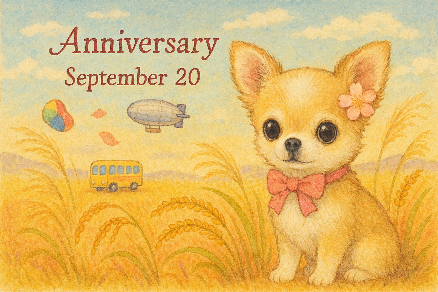 9月20日の記念日のイメージイラスト