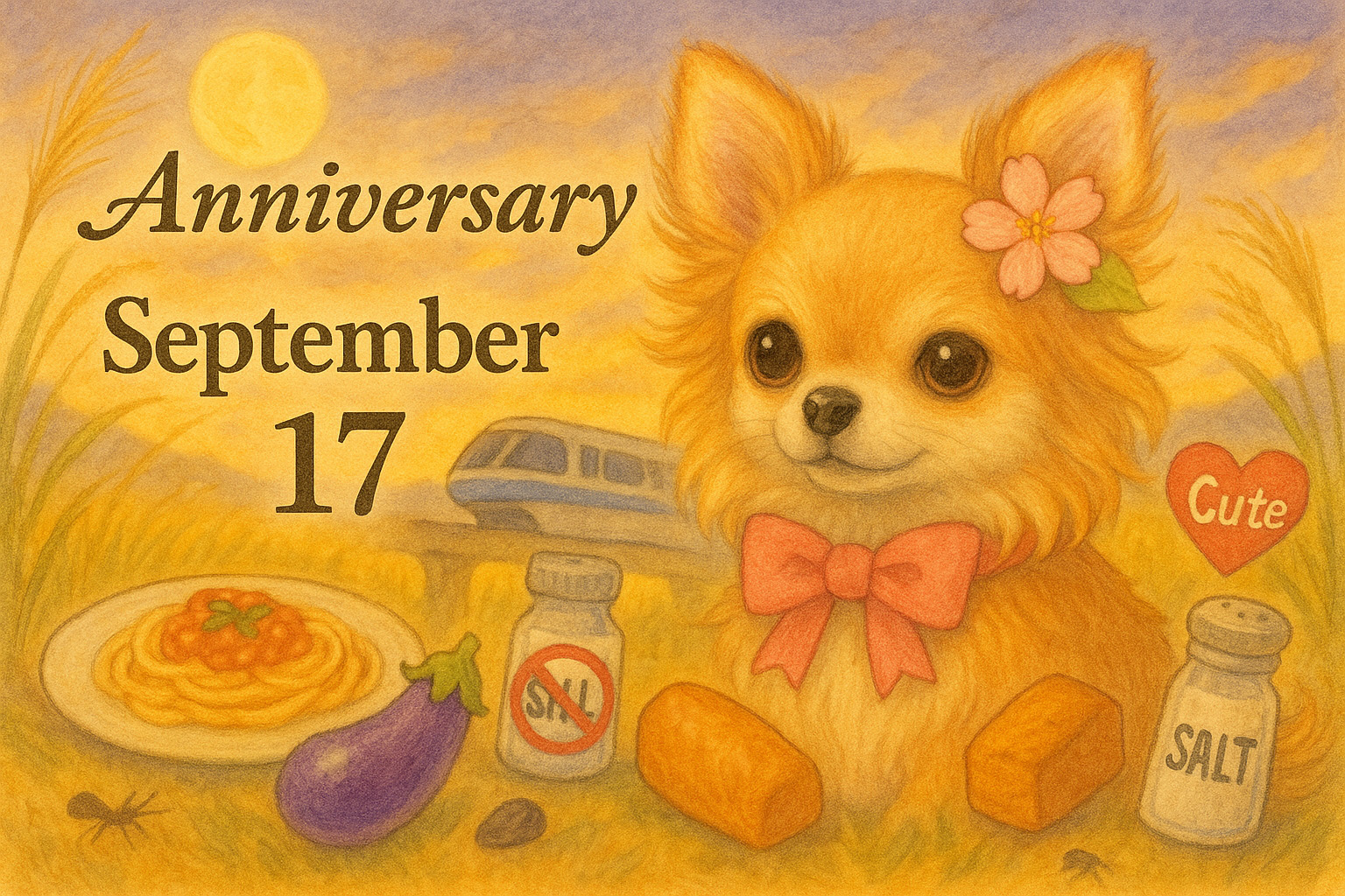 9月17日の記念日のイメージイラスト