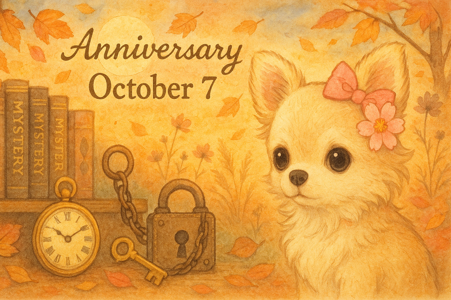 10月7日の記念日のイメージイラスト