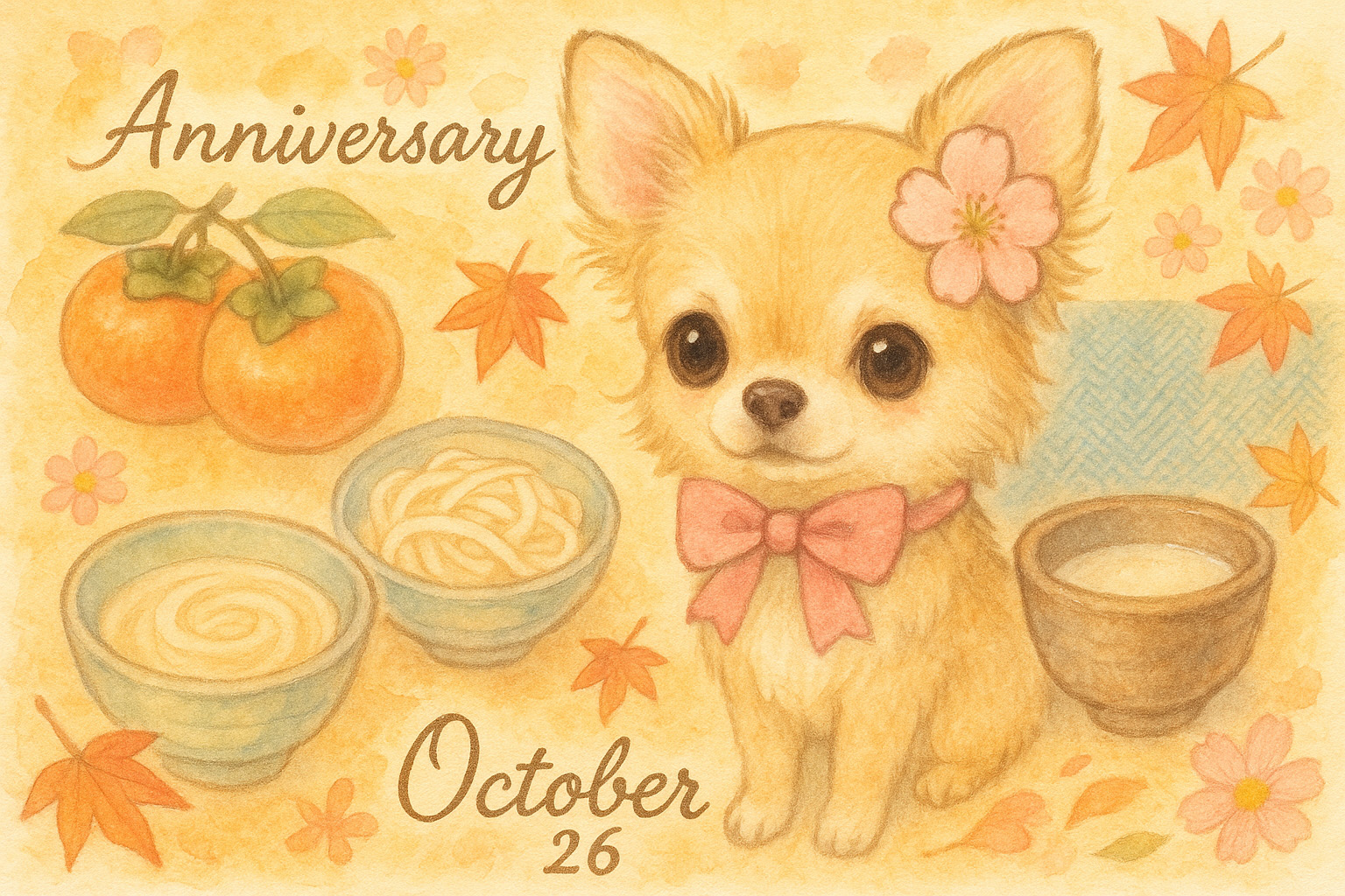 10月26日の記念日のイメージイラスト