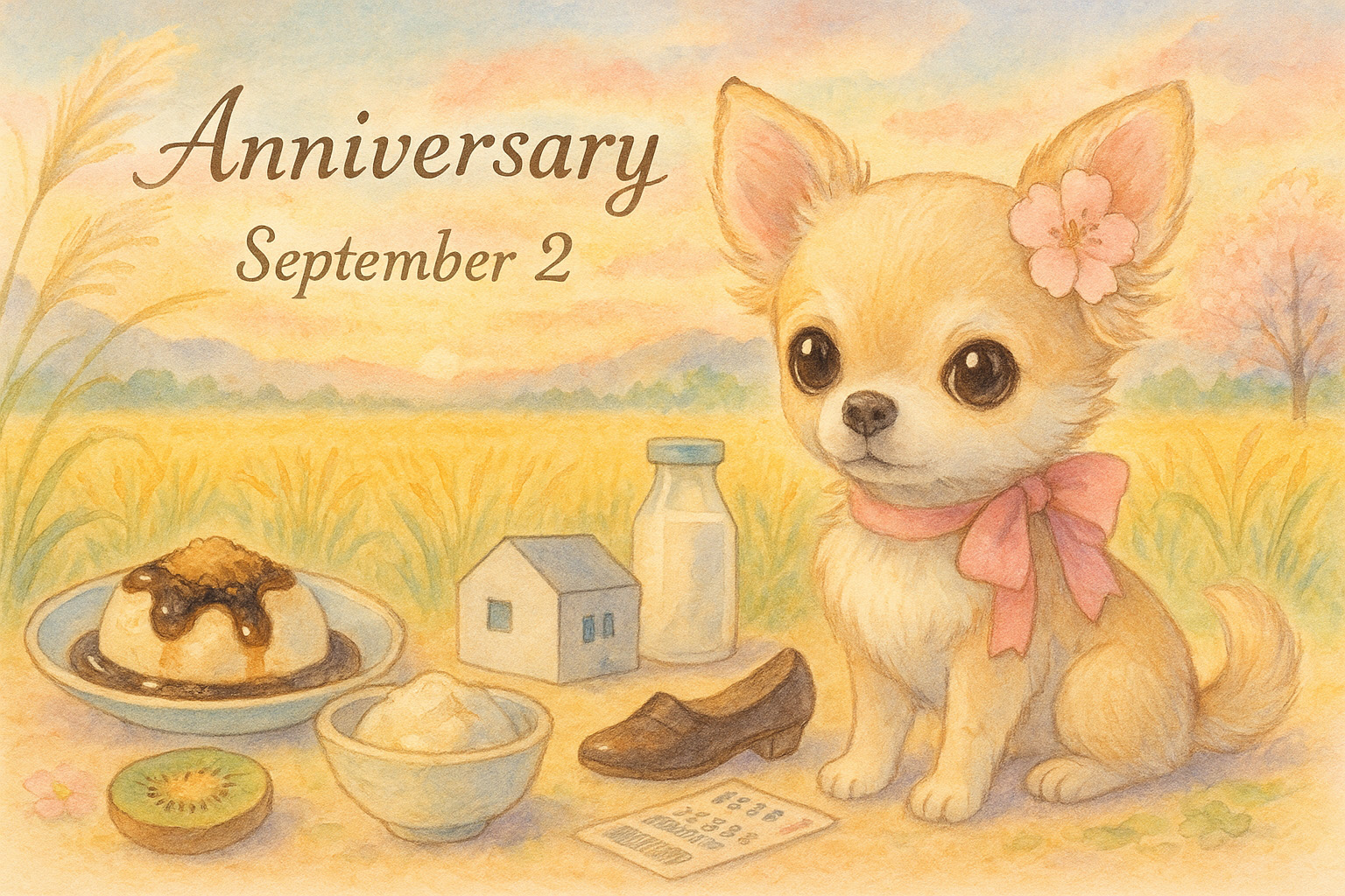 9月2日の記念日のイメージイラスト