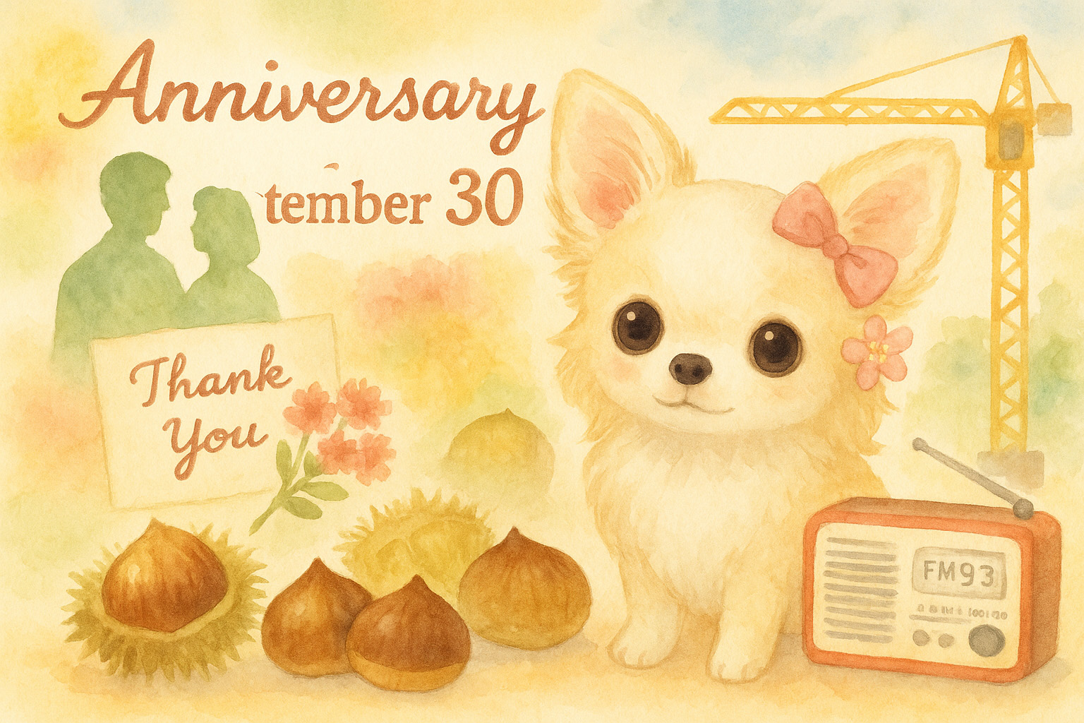 9月30日の記念日のイメージイラスト