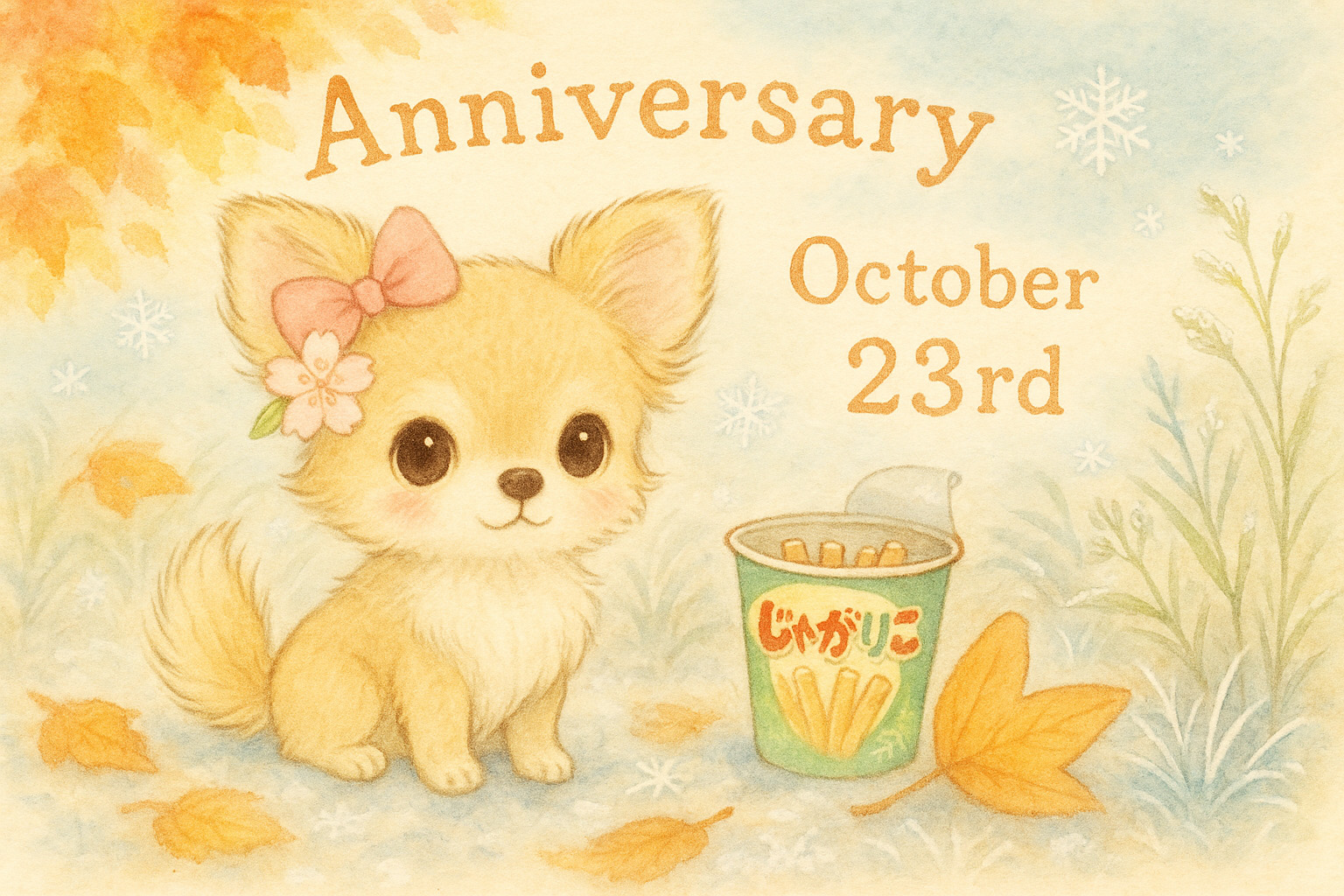 10月23日の記念日のイメージイラスト