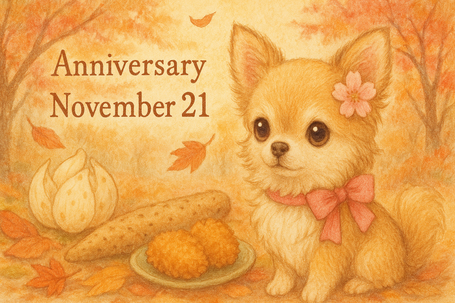 11月21日の記念日のイメージイラスト