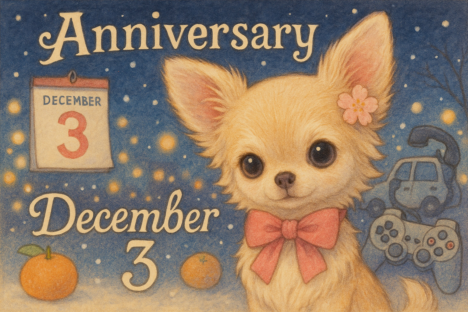 12月3日の記念日のイメージイラスト