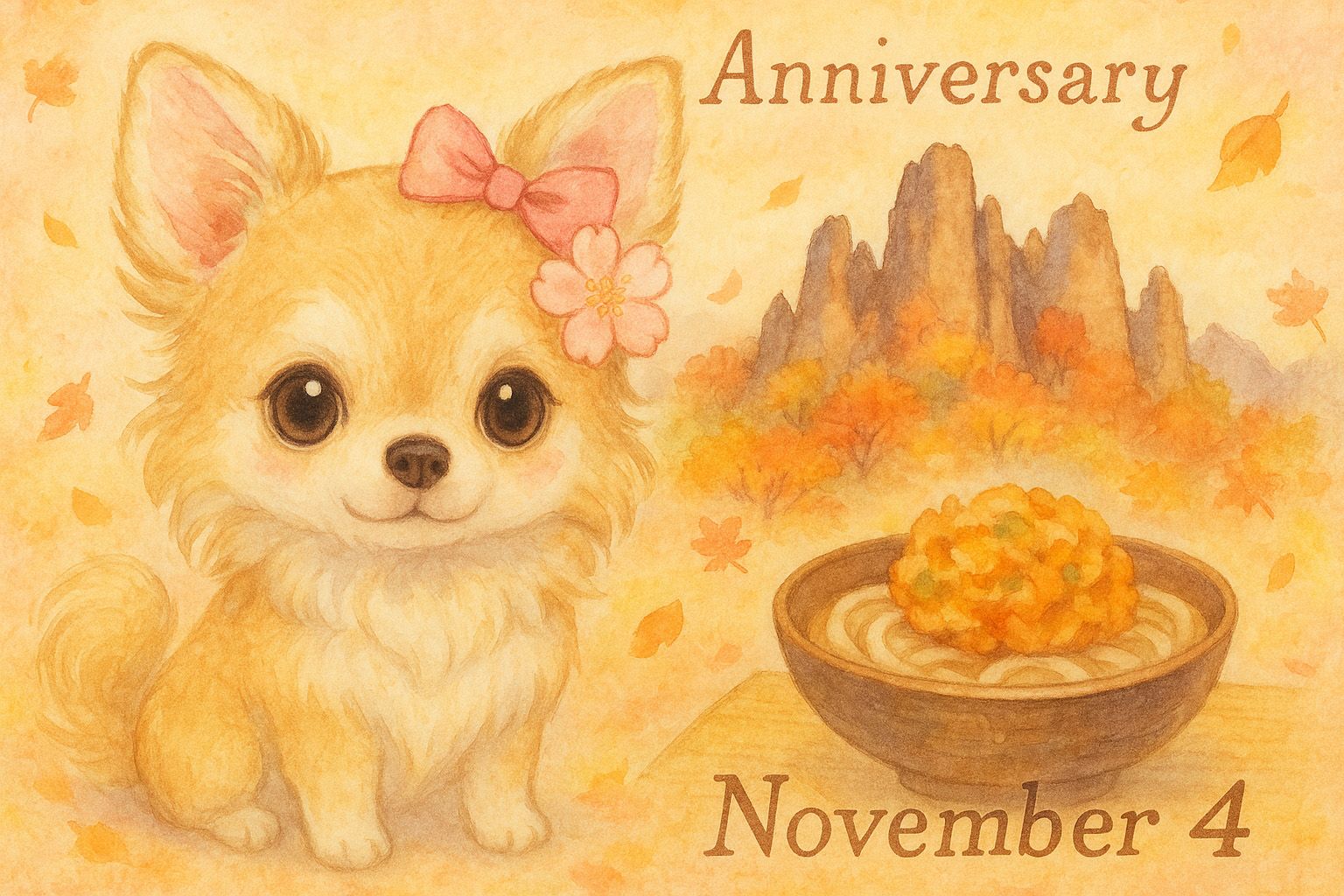 11月4日の記念日のイメージイラスト