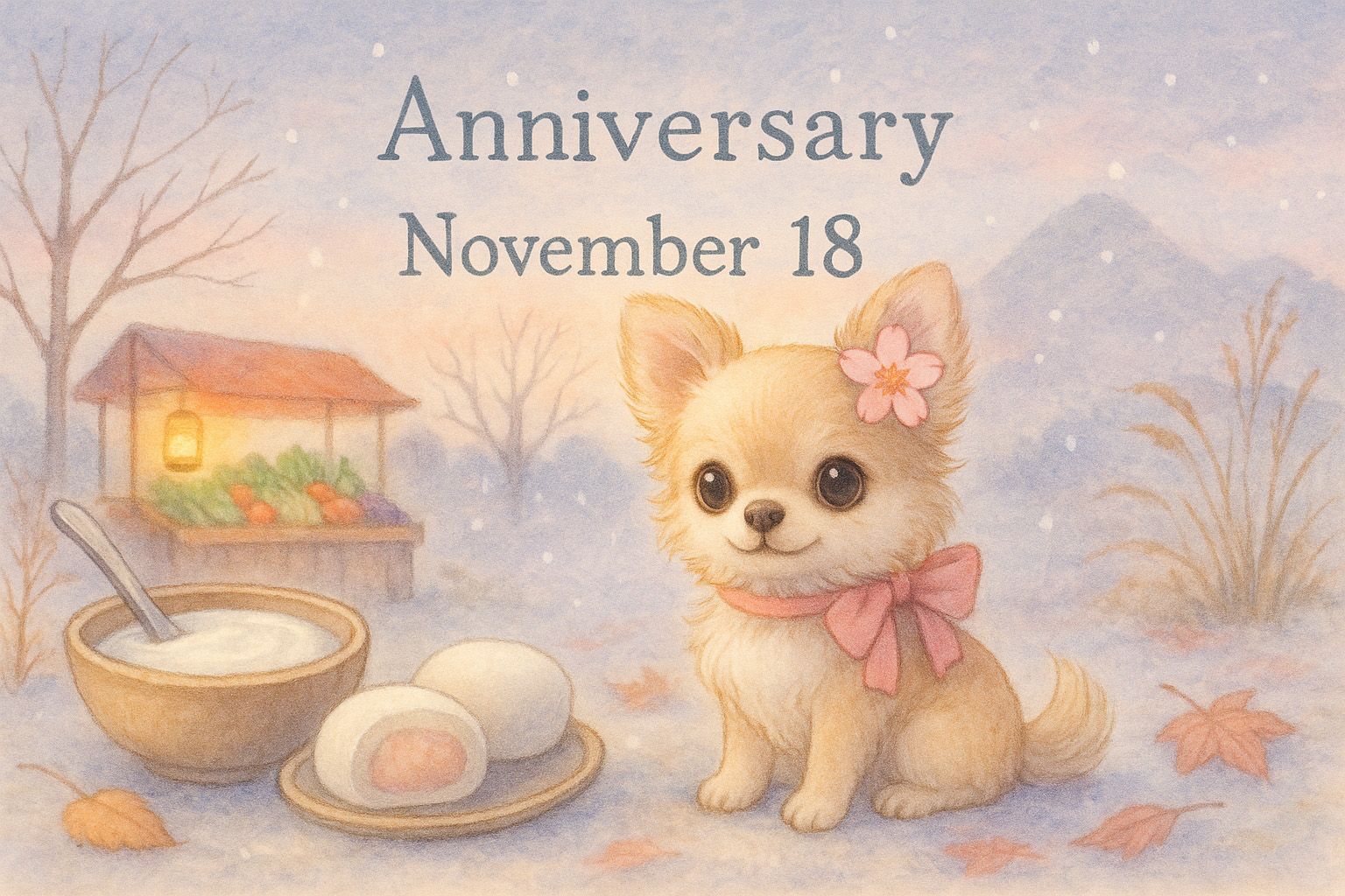 11月18日の記念日のイメージイラスト