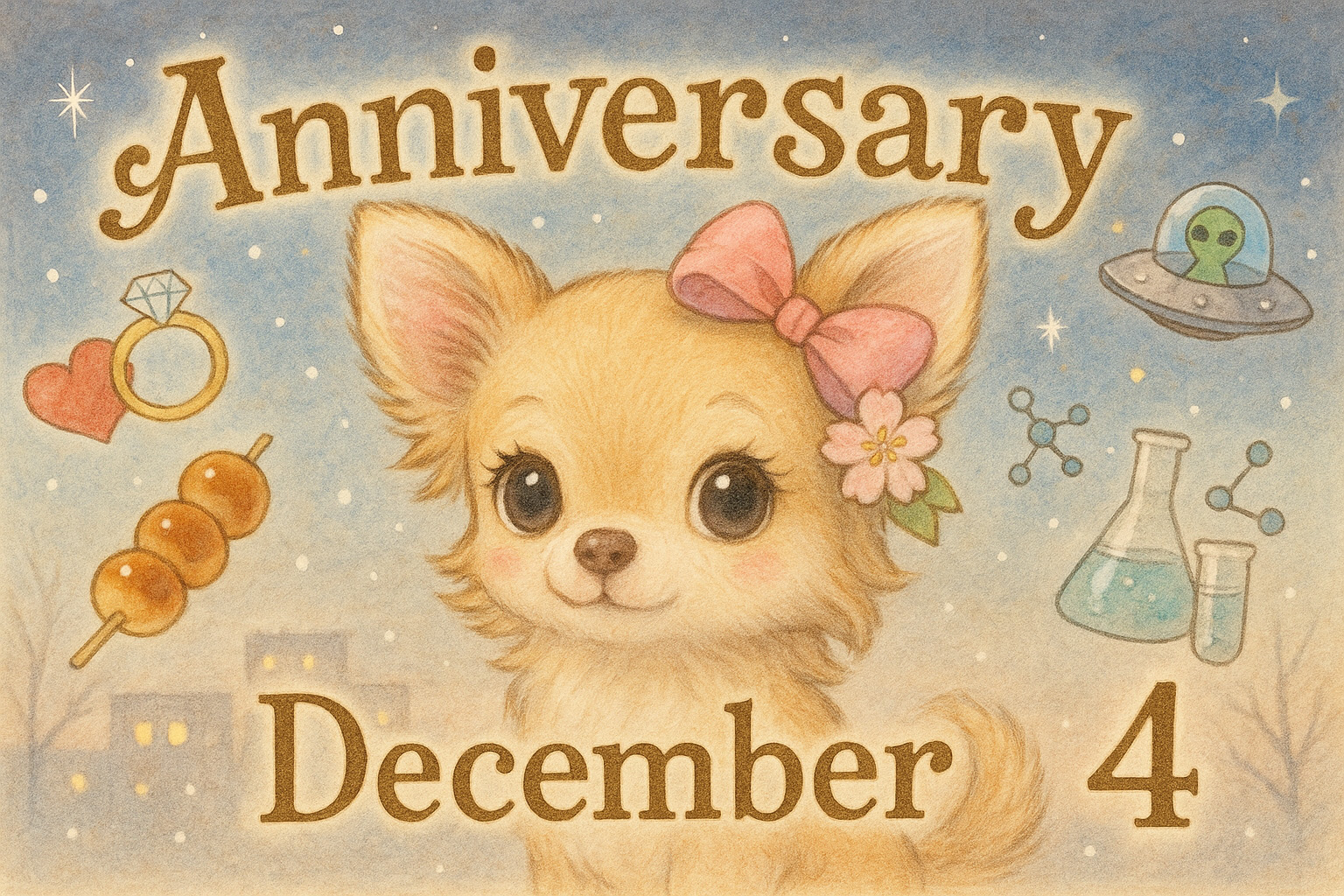 12月4日の記念日のイメージイラスト