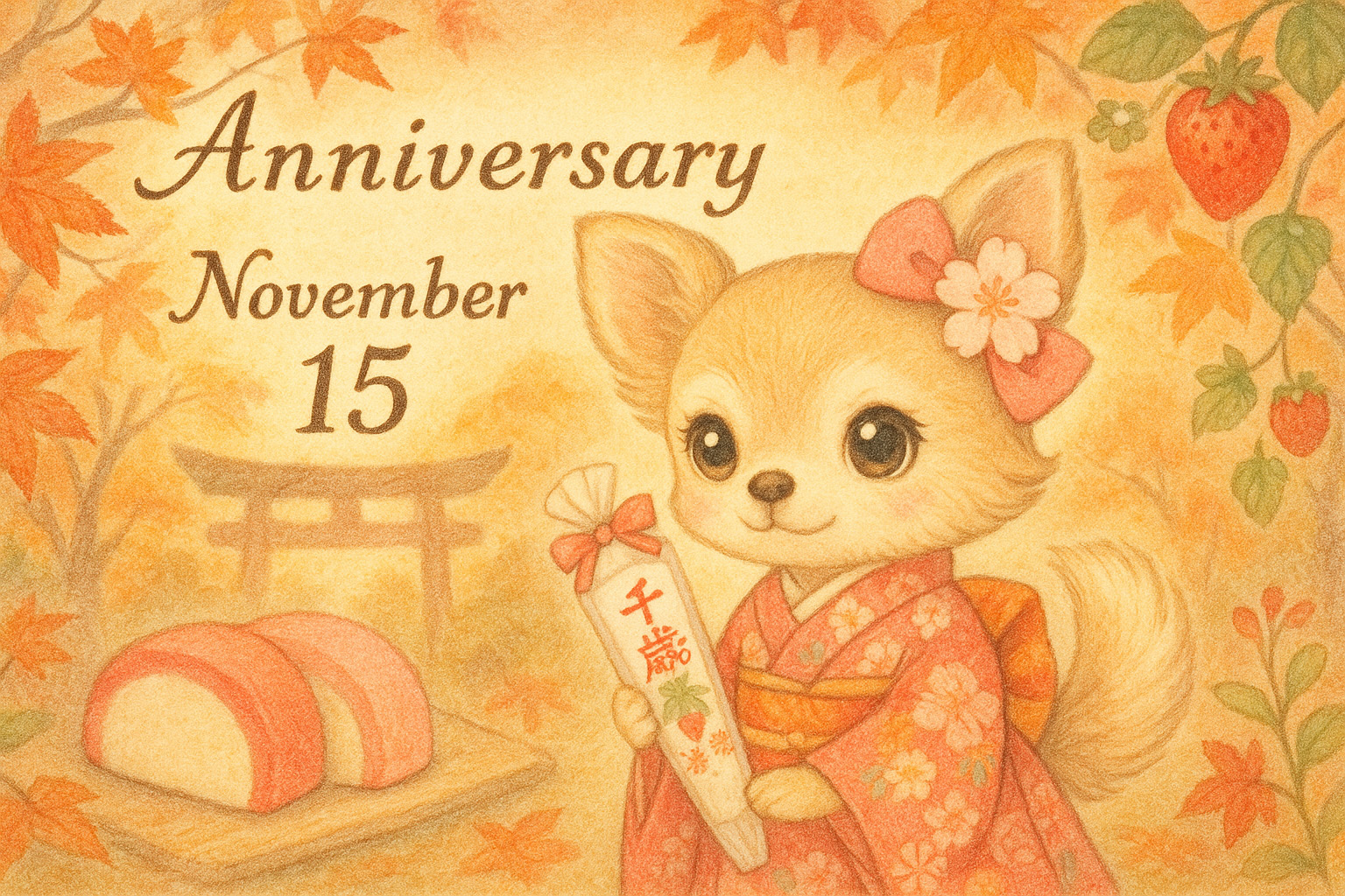 11月15日の記念日のイメージイラスト
