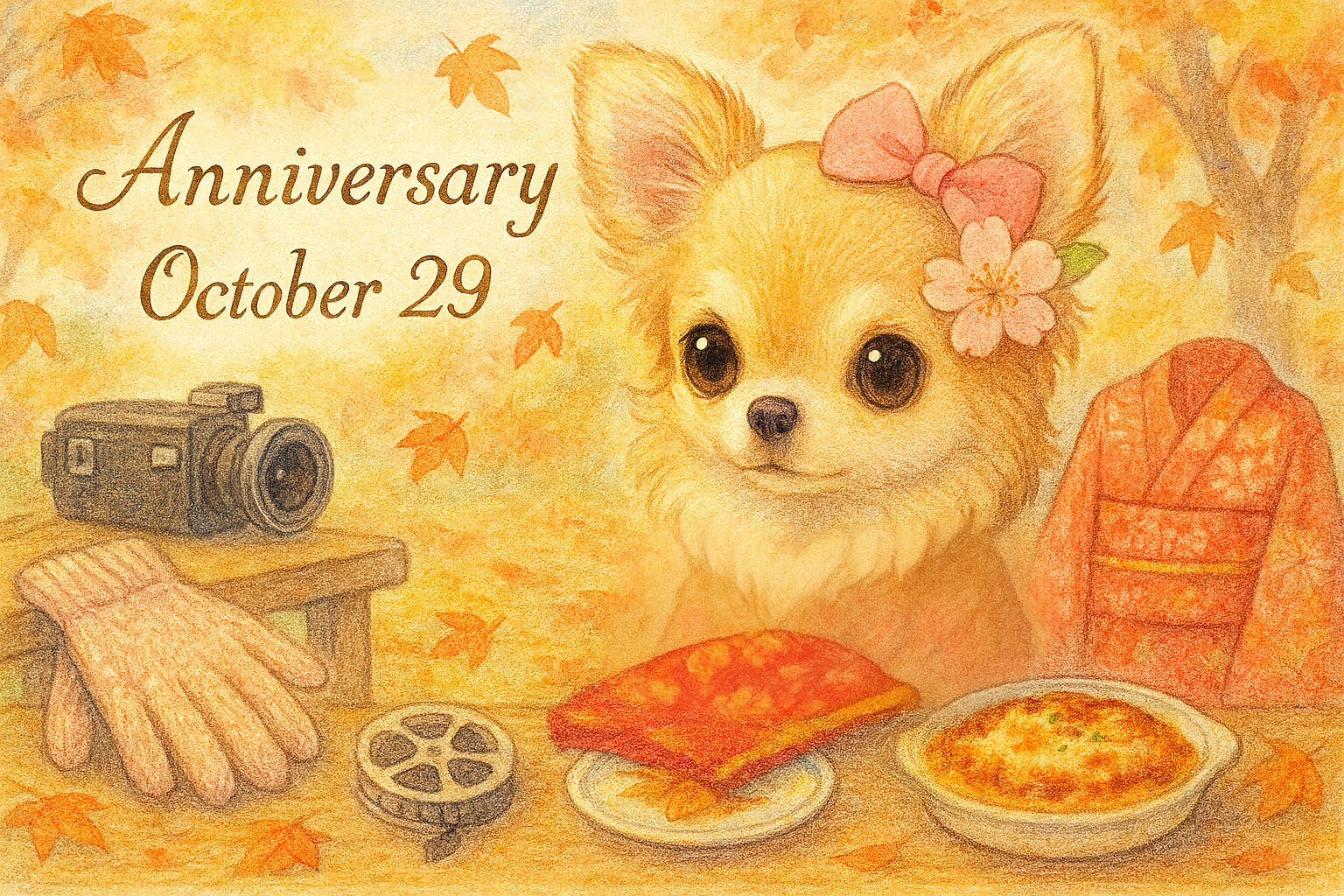 10月29日の記念日のイメージイラスト