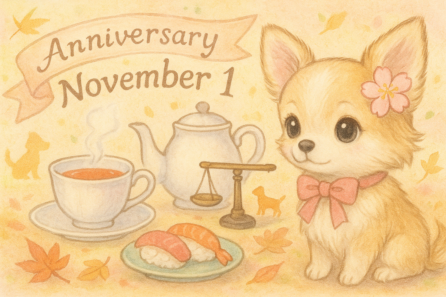 11月1日の記念日のイメージイラスト