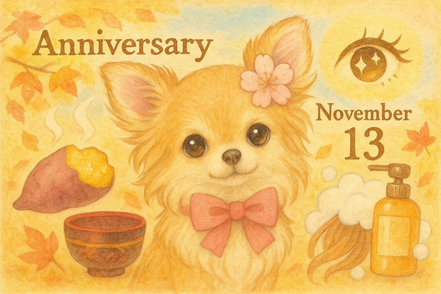 11月13日の記念日のイメージイラスト