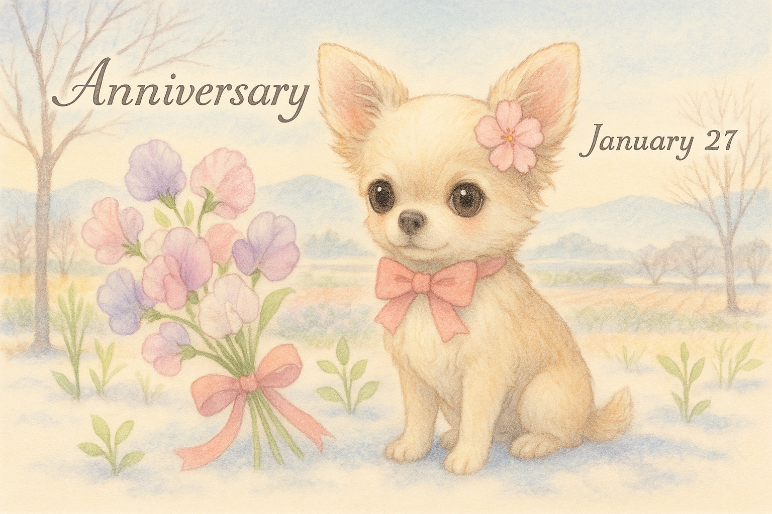 1月27日の記念日のイメージイラスト