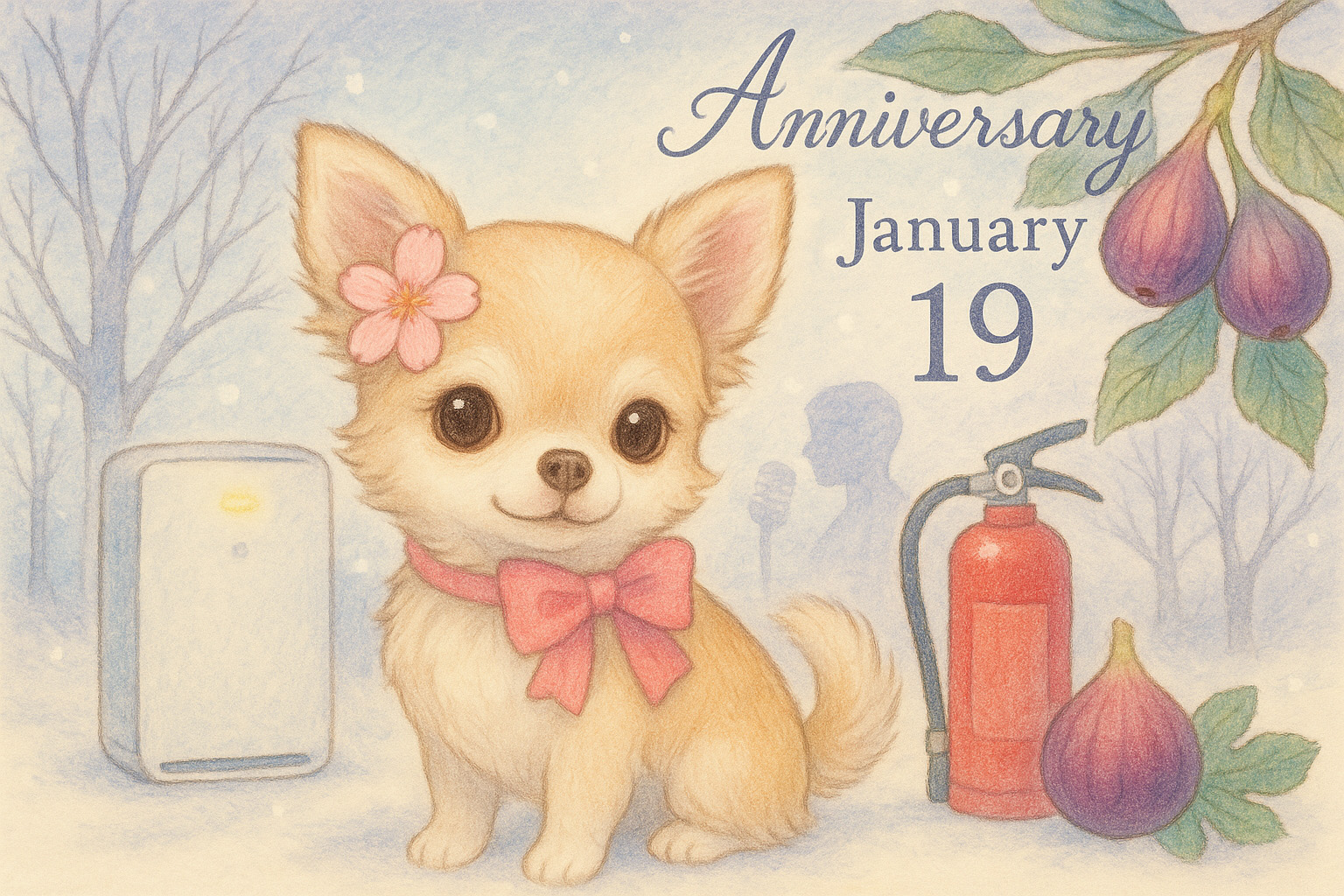 1月19日の記念日のイメージイラスト