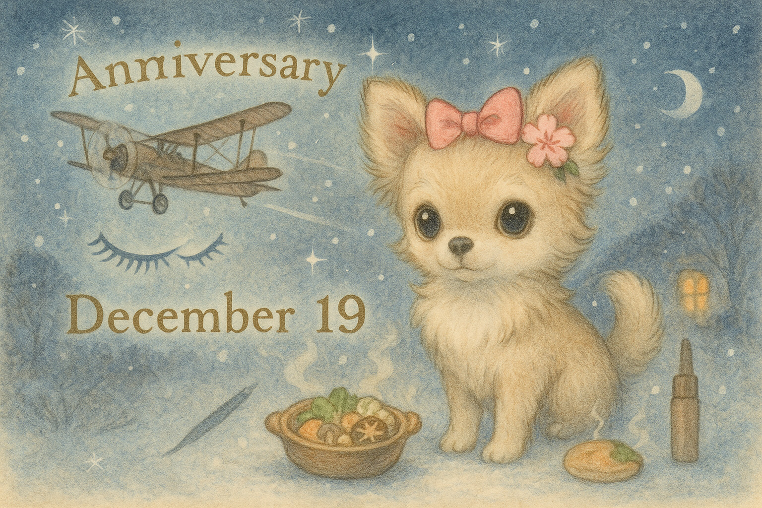 12月19日の記念日のイメージイラスト