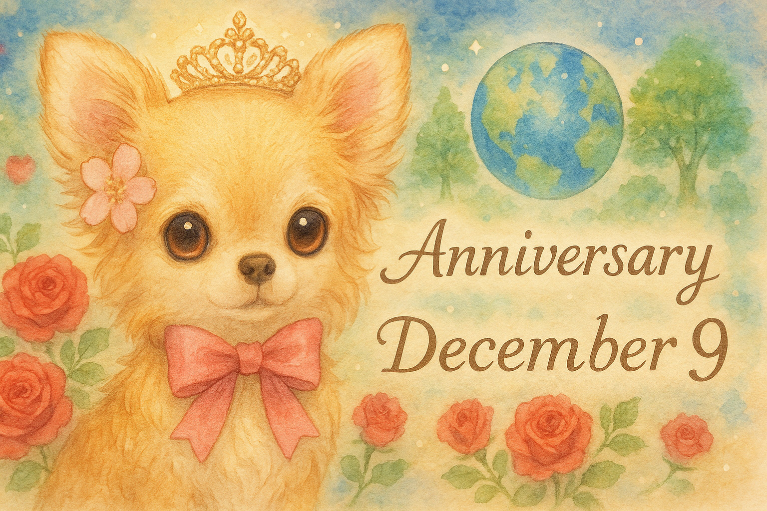 12月9日の記念日のイメージイラスト