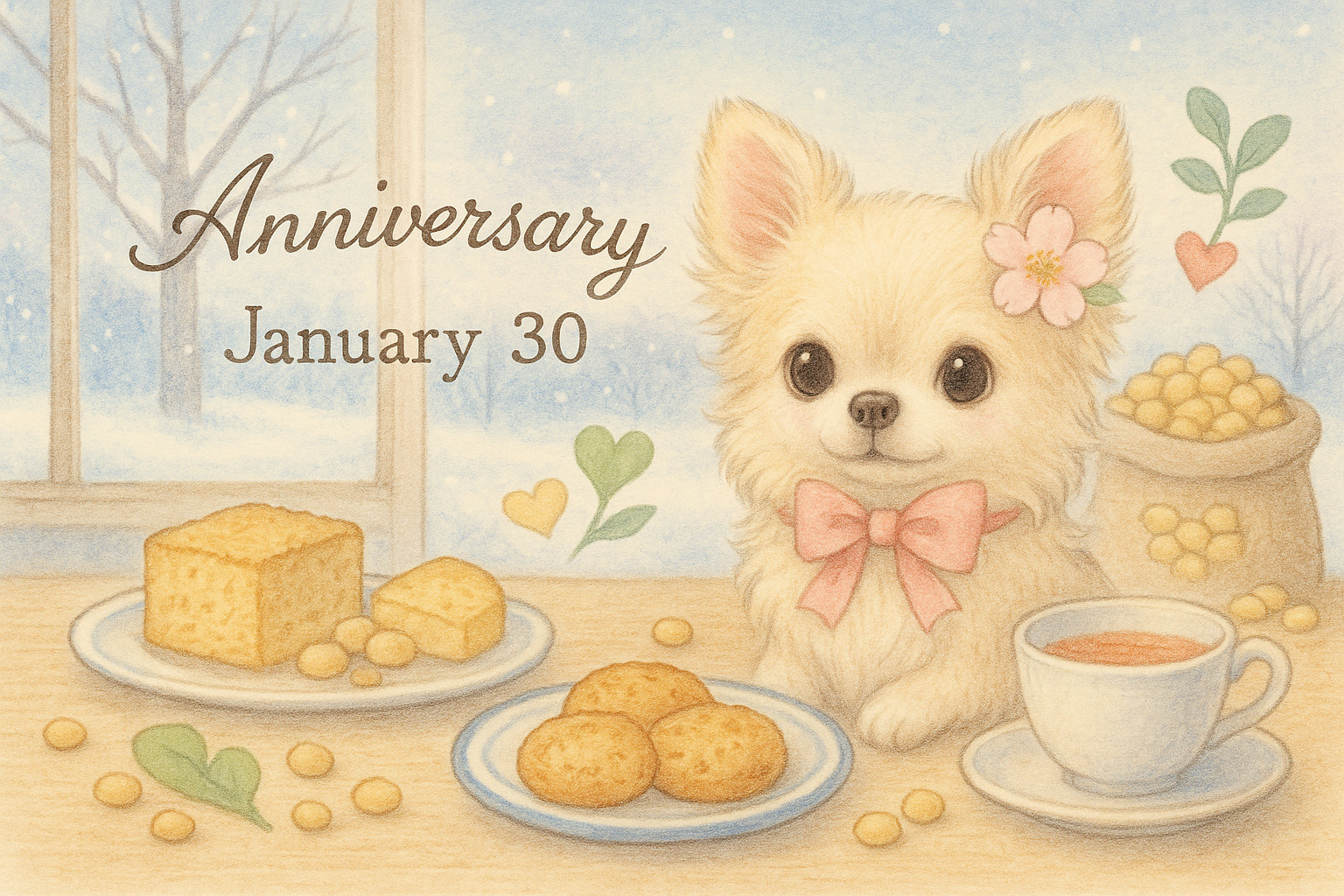 1月30日の記念日のイメージイラスト