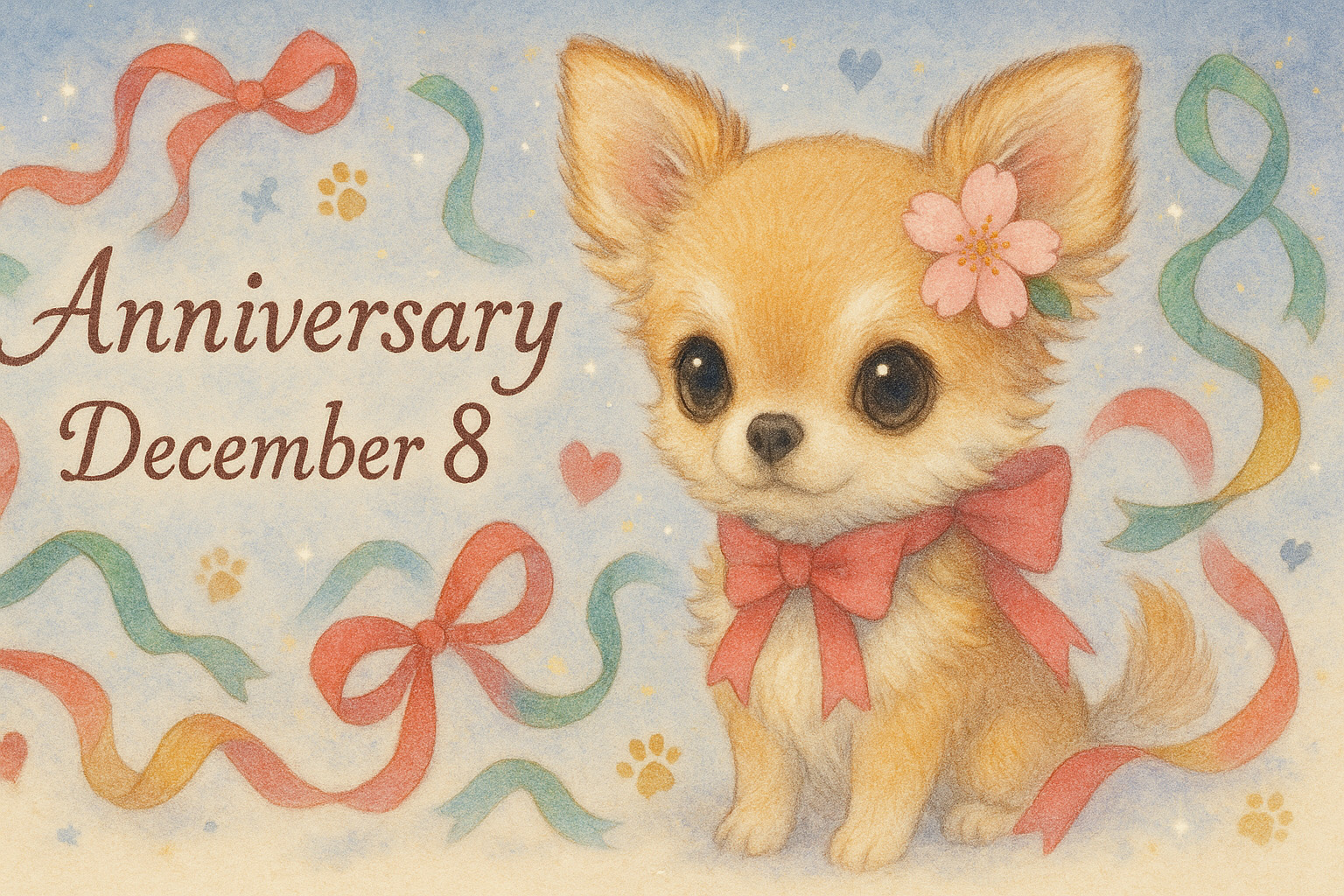 12月8日の記念日のイメージイラスト