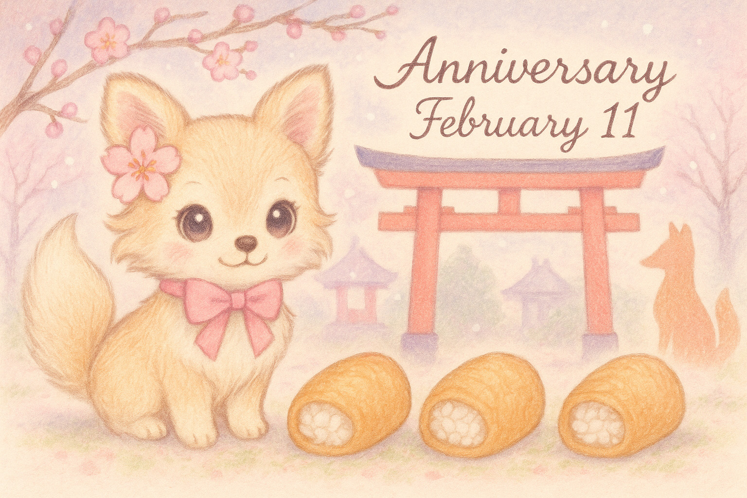 2月11日の記念日のイメージイラスト