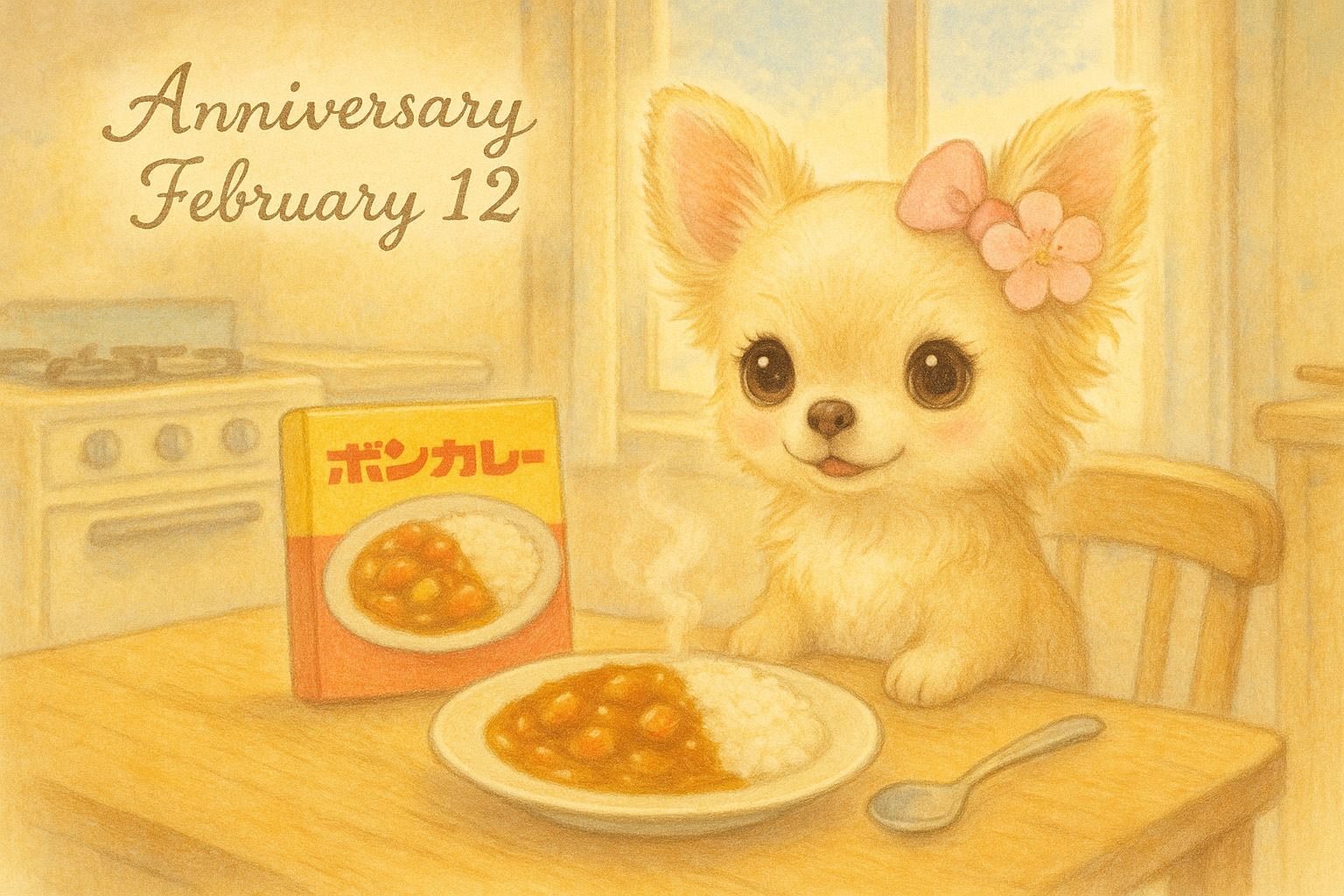 2月12日の記念日のイメージイラスト