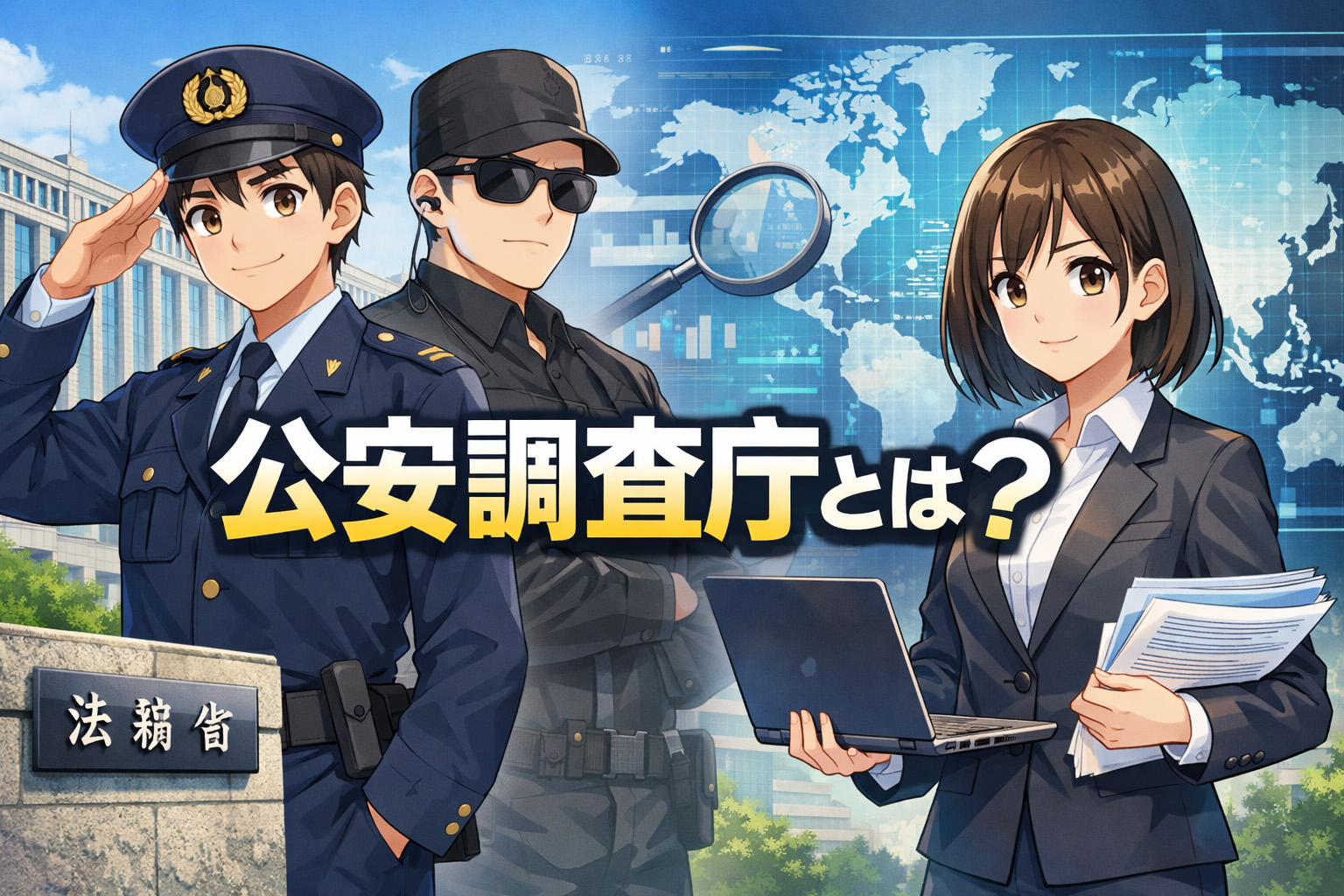 公安調査庁のイメージイラスト