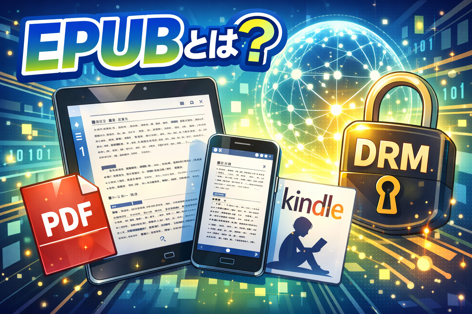 EPUBとはなにかに対するイメージイラスト