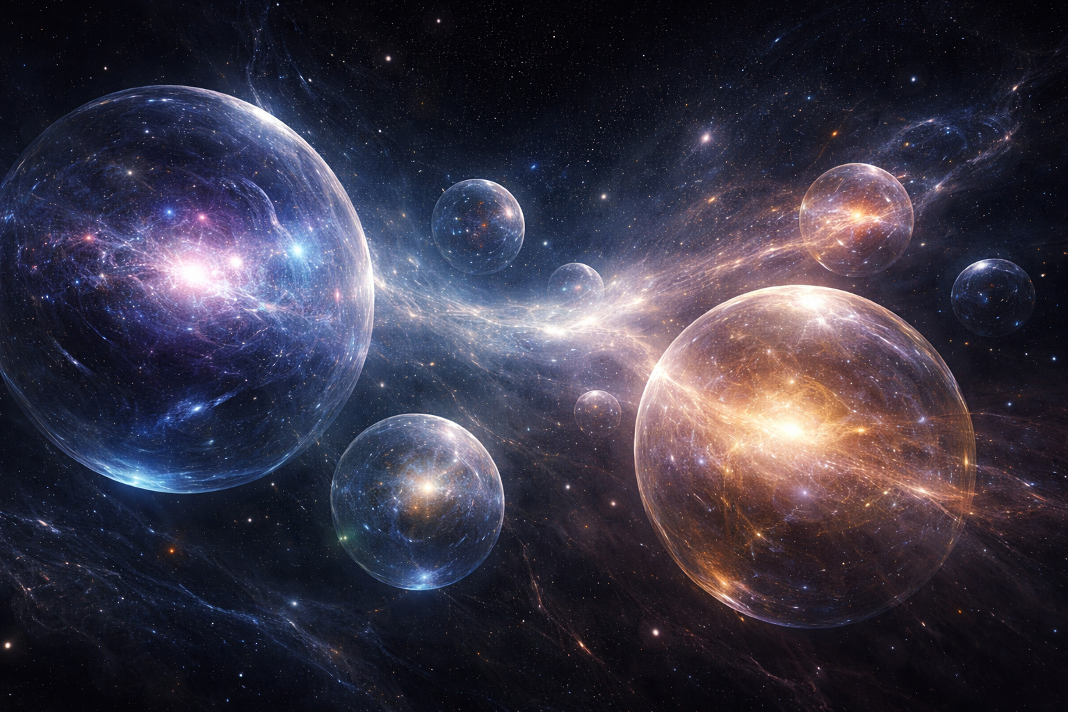 マルチバースをイメージしたイラスト