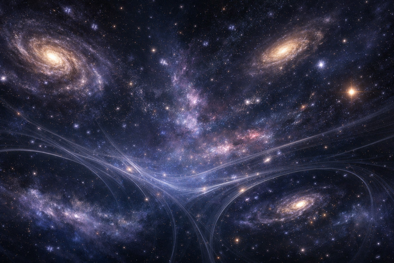 ダークマターをイメージしたイラスト