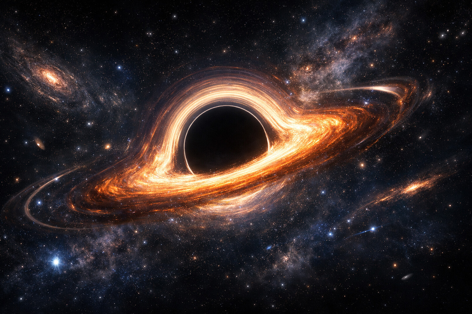 ブラックホールのイメージイラスト