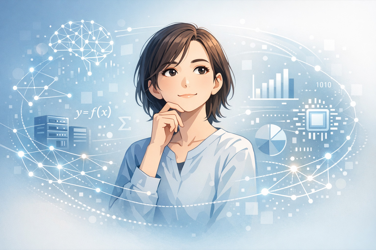 機械学習をイメージしたイラスト