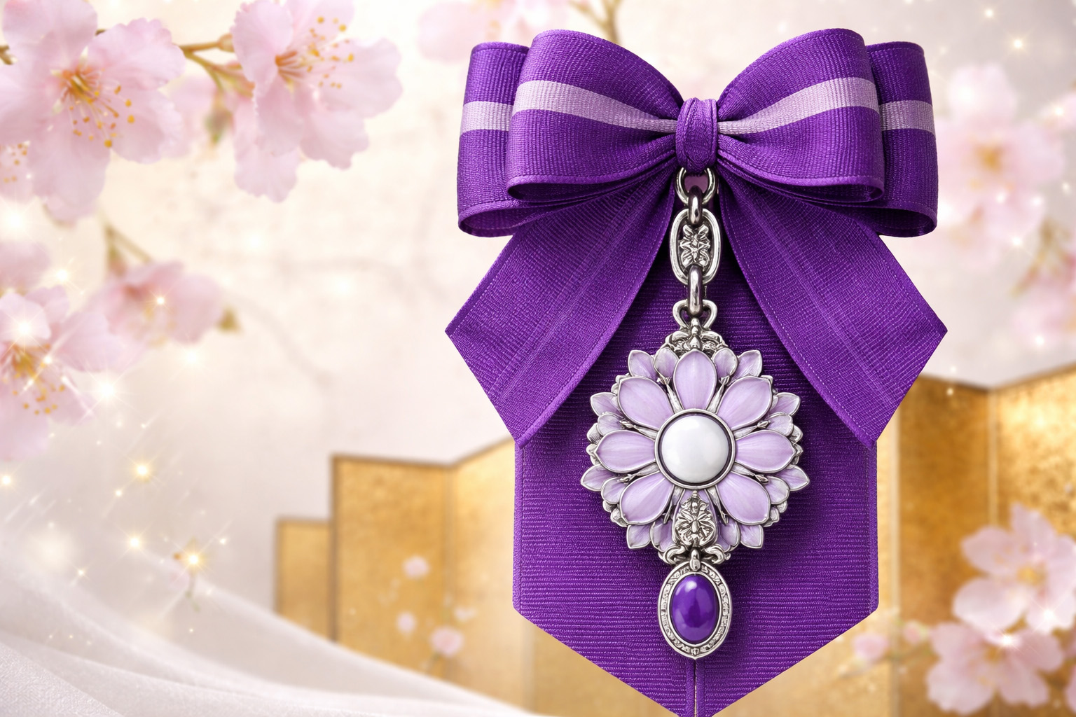 紫綬褒章の画像