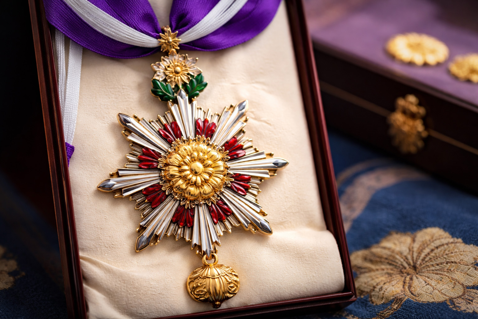 桐花大綬章をイメージした生成画像